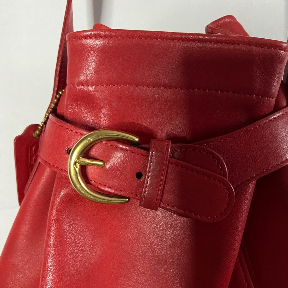 VINTAGE COACH SoHo Belted Bucket Bag Made In USA